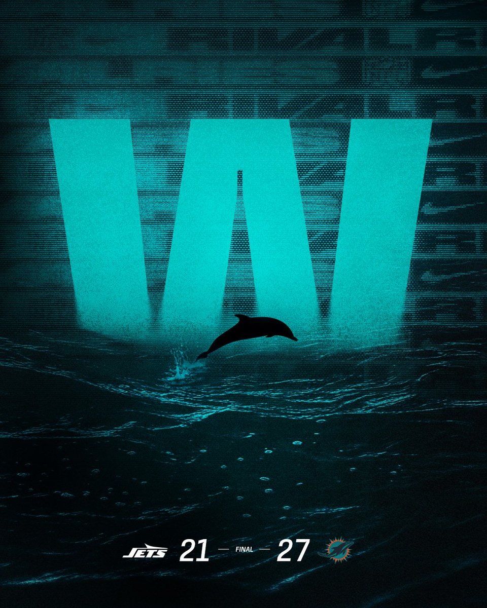 WIN 27 - 21 face aux <a href="/NYJetsFrance/">Jets France 🇫🇷 | 0-4</a>

Première victoire de la saison ! 🔥

Un match dans lequel nous avons également perdu Tyreek Hill pour la saison. 

#PhinsUp