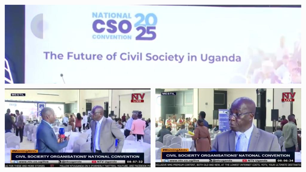 #MorningAtNTV
Happening 
#CSOConventionUG2025
Civil Society actors and stakeholders have today convened in Kampala for the National Civil Society Organization convention.

Theme: "The Future of Civil Society in Uganda" 
<a href="/EUinUG/">EU in Uganda</a> <a href="/GCSP_Uganda/">Governance and Civil Society Programme (GCSP)</a> <a href="/GovUganda/">Government of Uganda</a> <a href="/ngoforum/">The NGO Forum</a> <a href="/CSBAGUGANDA/">CSBAG (csbag.org)</a>