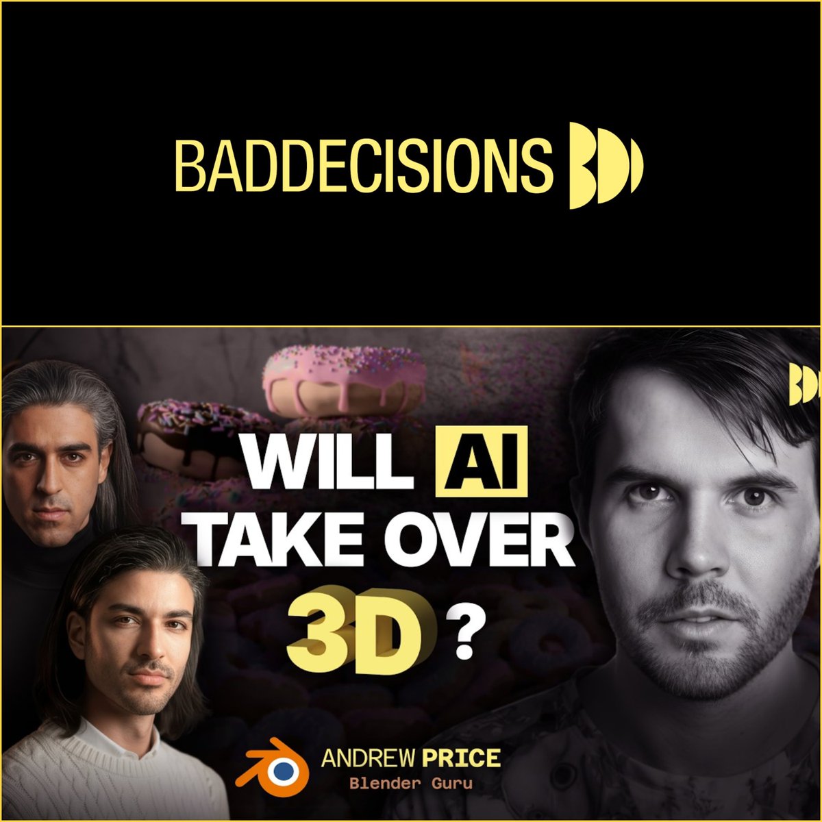 vwartclub's tweet photo. News - Be Informed
By RebusFarm
.
🌐 https://t.co/UHBaMtcsup
.
Bad Decisions Studio - The Rise Of The Independent 3D Artists With Andrew Price
.
#rebusfarm #3dnews #BadDecisionsStudio #3DInterivew #AndrewPrice #AI #3dart https://t.co/DRN3QQYP2q