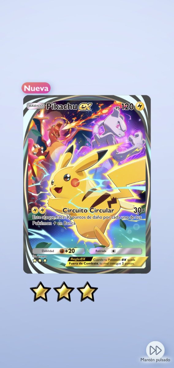 SantGuille's tweet photo. Comenzamos bien. #PokemonTCGPocket #cartasEX @PokemonTCGPinfo https://t.co/nsnK9syMl5