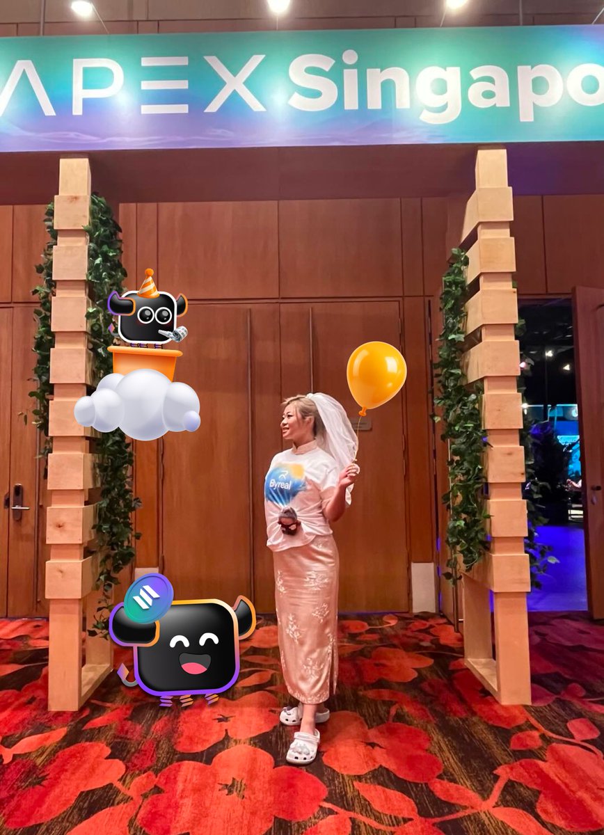 💍 Getting ready for the solemnisation: <a href="/byreal_io/">Byreal</a> × <a href="/solana/">Solana</a>
Stay tuned for my keynote at #SolanaAPEX — coming soon.

Dressed for the big day 💍
Today we solemnise the next chapter between Byreal and Solana.
Hear more at my keynote at #SolanaAPEX at 2.40pm SGT.