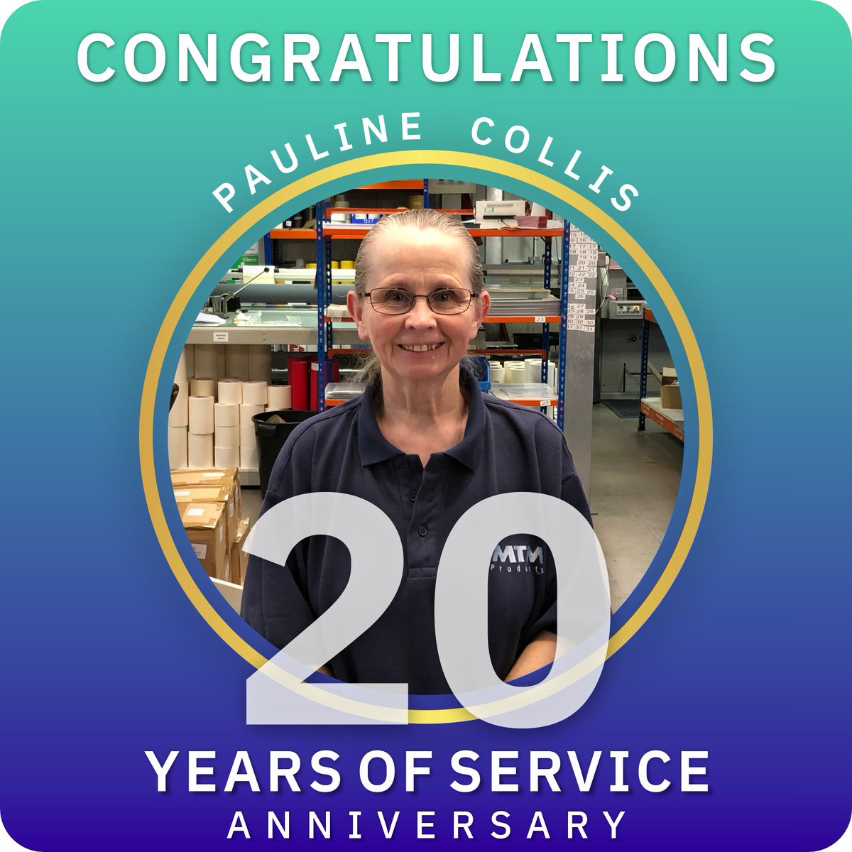 20 years of excellence—what an achievement! 🎉 Pauline Collis, your dedication and expertise have shaped MTM Products in so many ways. Thank you for inspiring us all and making a real difference every day. Here’s to more success together!
👏👏👏
#WorkAnniversary #20YearsStrong