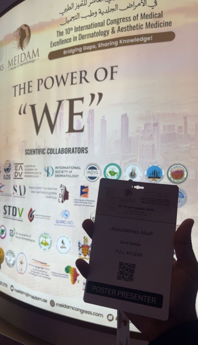 mony_Alkaff's tweet image. Honored and proud to have presented my research at the international #MEIDAM Congress in Dubai. It was an amazing and truly wonderful time.