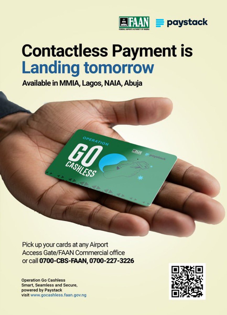 Mrs Olubunmi Kuku, Managing Director, Federal Airports Authority of Nigeria says the introduction of its contactless payment system at Lagos and Abuja airports would triple the authority’s revenue.

Kuku said this on Monday at the pilot launch of the “Operation Go Cashless” at