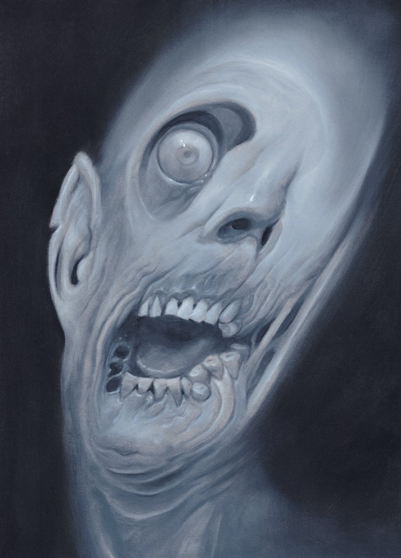 "Into The Abyss IX"
Oil on gessoed paper  9.7" x 13.7" / 24.6 x 33 cm.

Piece available, DM for details.