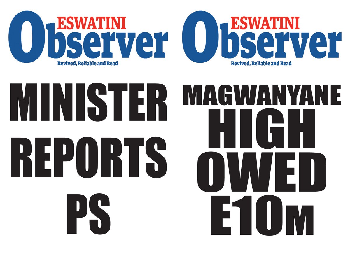 Eswatini Observer tweet media