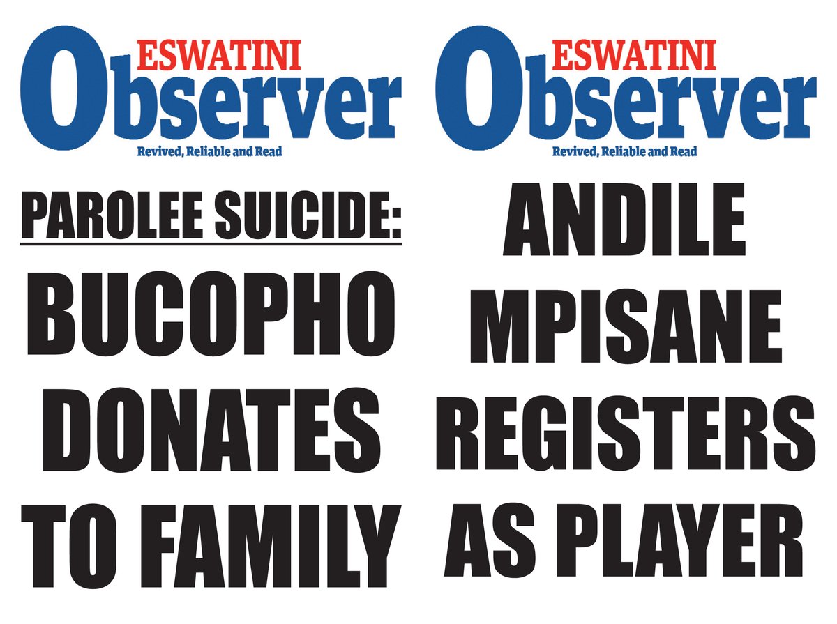 Eswatini Observer tweet media