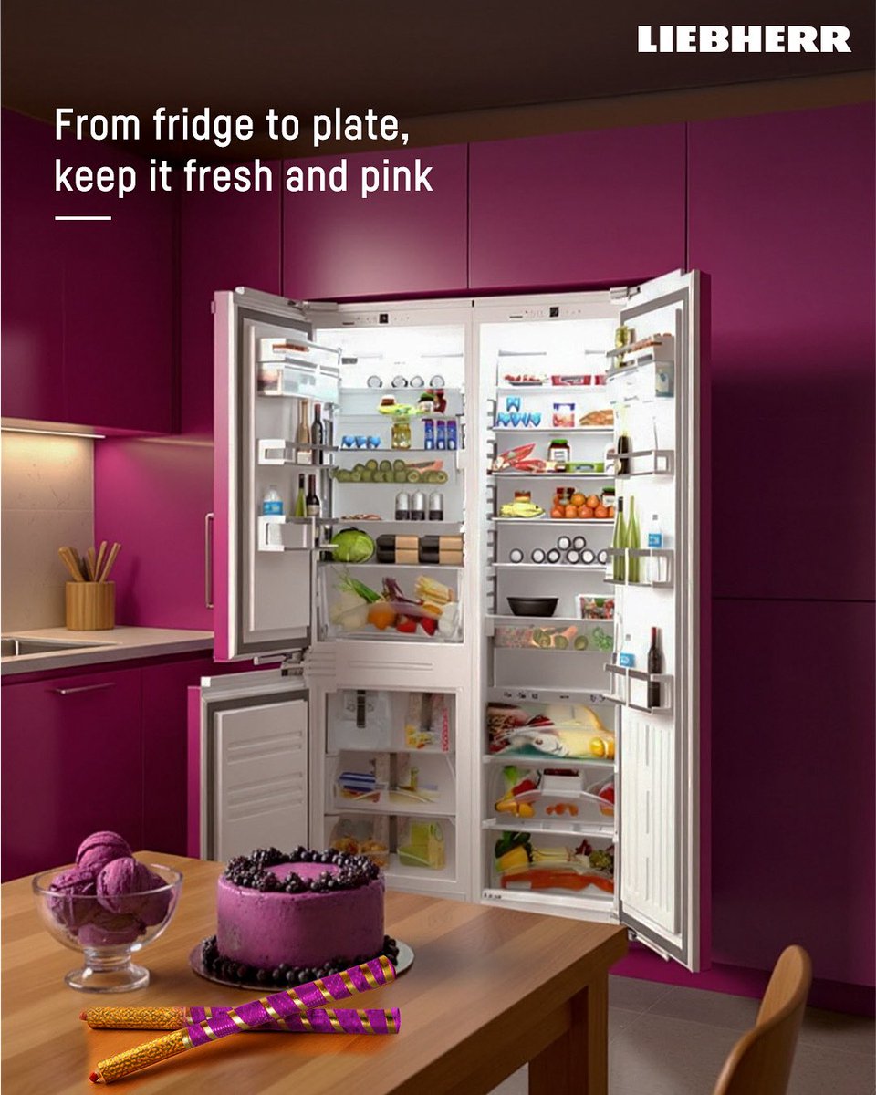 Pink in Navratri stands for hope, self-love, and harmony.
Just like this gentle shade, Liebherr fills your kitchen with freshness that feels caring and joyful.
Every ingredient stays as delightful as the festive spirit.

#Liebherr #LoveInnovationLoveLiebherr #GermanTechnology