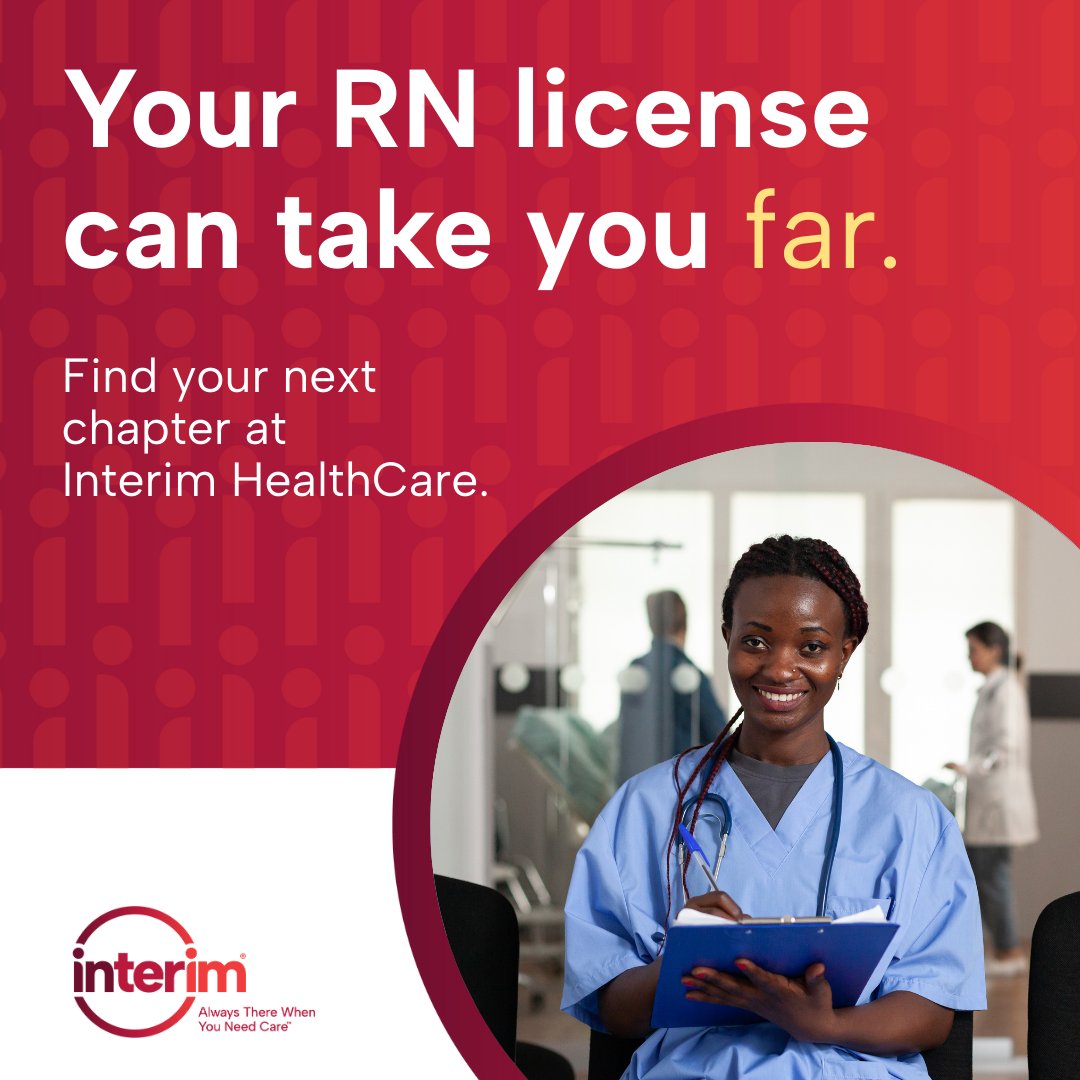 InterimMF_GP's tweet image. Ready for a new path in #nursing ? From #Education  to #informatics, find your next chapter at #InterimHealthcare.  interimhealthcare.com/careers/nursin… #nursingjobs #healthcareworkers #registerednurse #HealthcareForAll #careerdevelopment #hiring #caregiving #oregon #USA