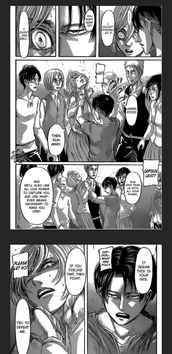 llys543's tweet photo. abandoning her duty and choosing her own life, she listened to what Ymir said.

2) as royal blood, she's forced to be queen. It's clear she never wanted to be queen, even Levi had to almost strangle her just to get her to agree. If you're Historia fans, you should be proud of her https://t.co/rFYVRDht3I