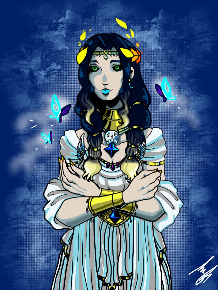 _LadyAsgard_'s tweet photo. Macaria, la tercera hija de Hades y Perséfone, fanmade del juego Hades🤍
#fanart #supergiantgames #macaria #hadesgame #melinoe #zagreus #persephone
@SupergiantGames we need Macaria👀❤️ https://t.co/mTWAlux6OY