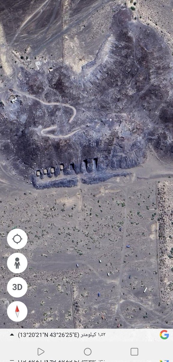 علا القوه الصاروخيه وسلاح الجو المسير القيام بما يلزم لإيقاف نهب المعادن من جبل النار