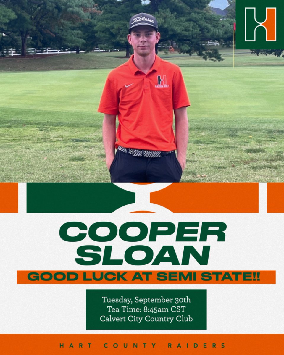 Good Luck at Semi-State Cooper Sloan!