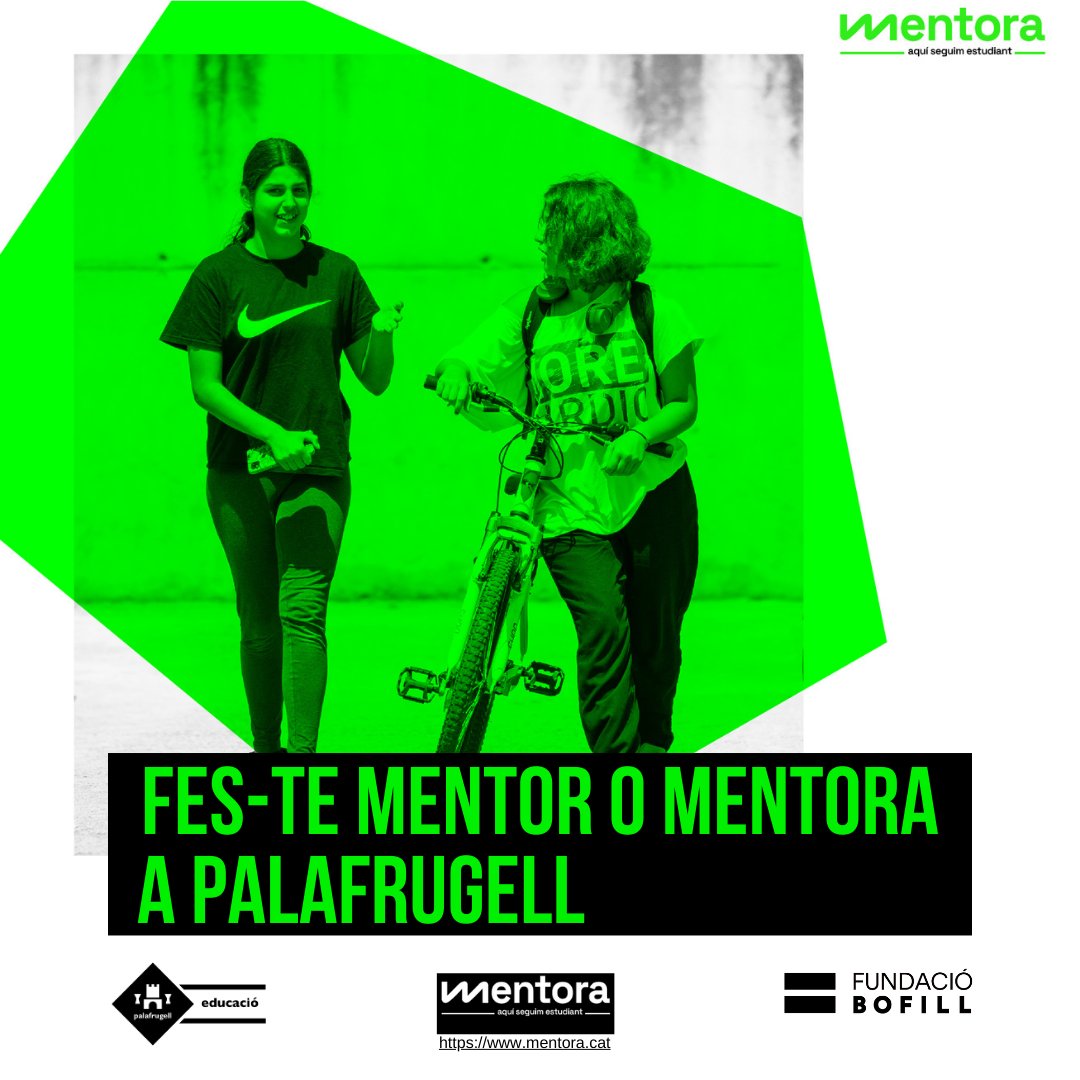 edupalafrugell's tweet photo. A Palafrugell busquem persones adultes altruistes que vulguin acompanyar joves en el seu camí formatiu i comunitari. Volem comptar amb tu!
#AbandonamentZero #AquíSeguimEstudiant #CiutatAmigadelaInfància #CiutatEducadora @FundacioBofill @unicef_cat @ajpalafrugell #ProjecteMentora https://t.co/FN97EEegtQ