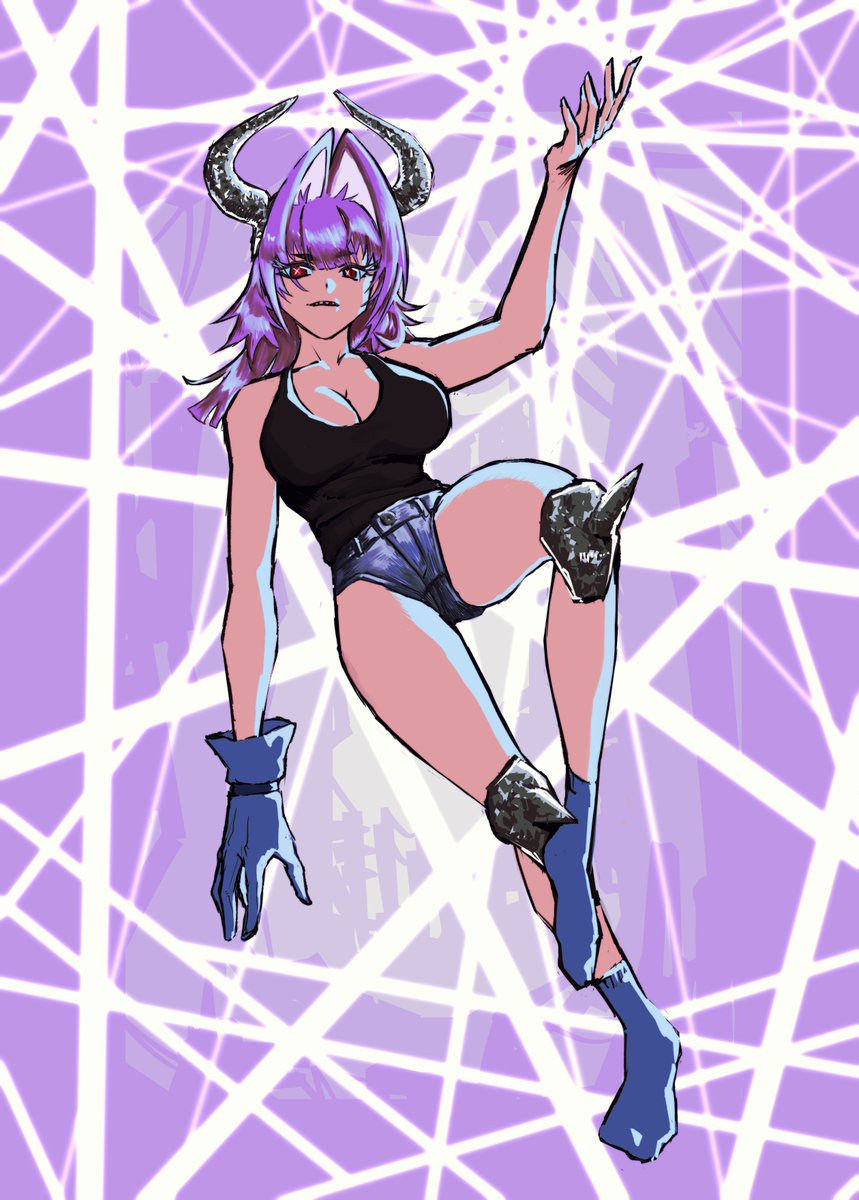 MJRS_CREATE's tweet photo. 以前描いたほかの企画キャラも乗せとくか
1枚目は他所さまのキャラ！
2枚目がおにぎりギリギリ悪魔ガールで、
3枚目が武田水信玄 https://t.co/In8YXzsZdm
