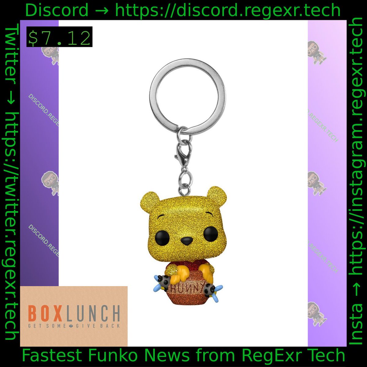 FunkoBoxLunch's tweet image. #funko Pocket Winnie The Pooh Diamond Collection Pooh Bear Keychain - BoxLunch
Link->dpbolvw.net/click-8743465-…
11:24:23 2025-09-30 UTC