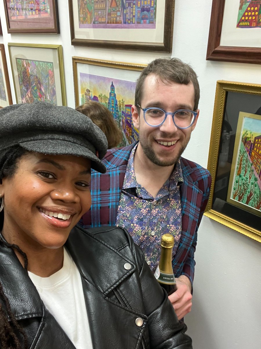 DesignInDC's tweet image. Our Project Manager Lydia stepped out to support Business Development Director Mason’s art exhibition at the Imperfect Gallery in Philly, and Blendini City was full of color, chaos, and creative genius. 🎨

#DesignInDC #CreativeLife #BlendiniCity