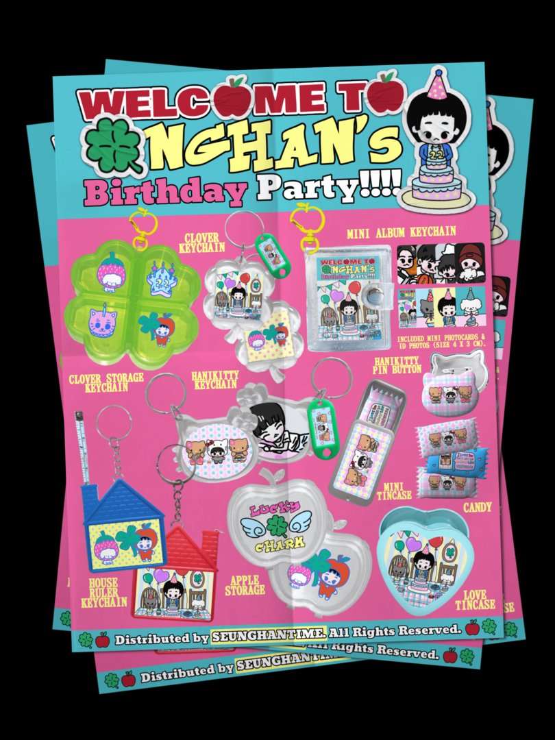 seunghanfanbase's tweet photo. hiiii hjg! sender mau bagi2 freebies birthday kit seunghan ini, ada yg mau??? yg mau bisa reply your @ yaaa nanti sender tag kalo udh diupload!! thank youuu :D ☘️🍎 https://t.co/Ftvkbc2Tg5