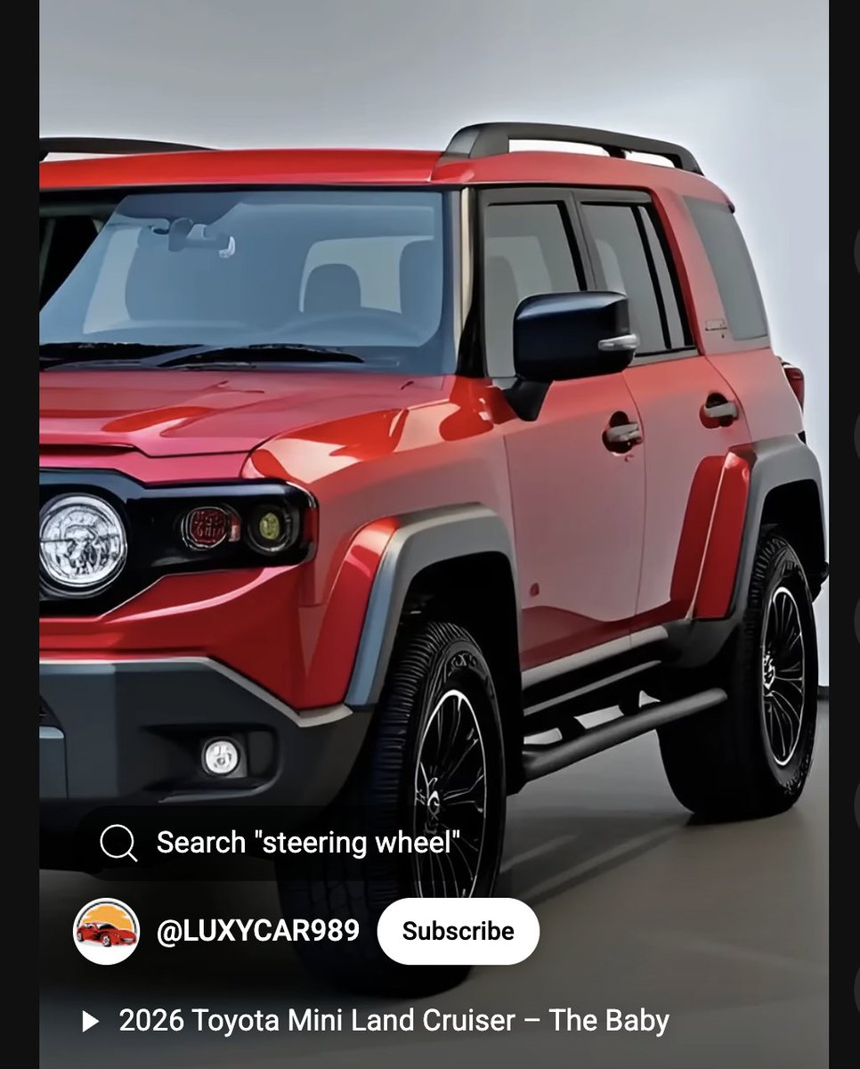 erictimmer's tweet image. Come on Toyota, you'd better bring this thing to the USA! And yes, I want the hybrid version too! @Toyota #FJCrusier #4x4