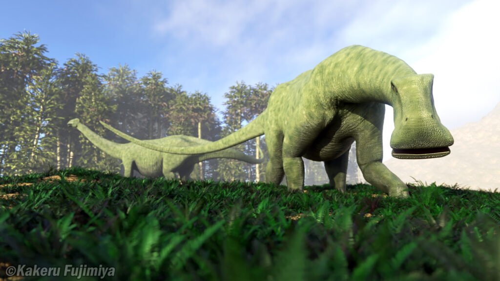 k_fujimiya's tweet photo. 【#バーチャル恐竜図鑑】更新しました🦖
口の中には500本も歯があり、1本の歯はたった2週間で使い捨て
変顔恐竜 #ニジェールサウルス を紹介します
https://t.co/lyT0H1BHS6
#恐竜 #dinosaur #Nigersaurus #blender #b3d #paleoart https://t.co/iEIHtT6rvV