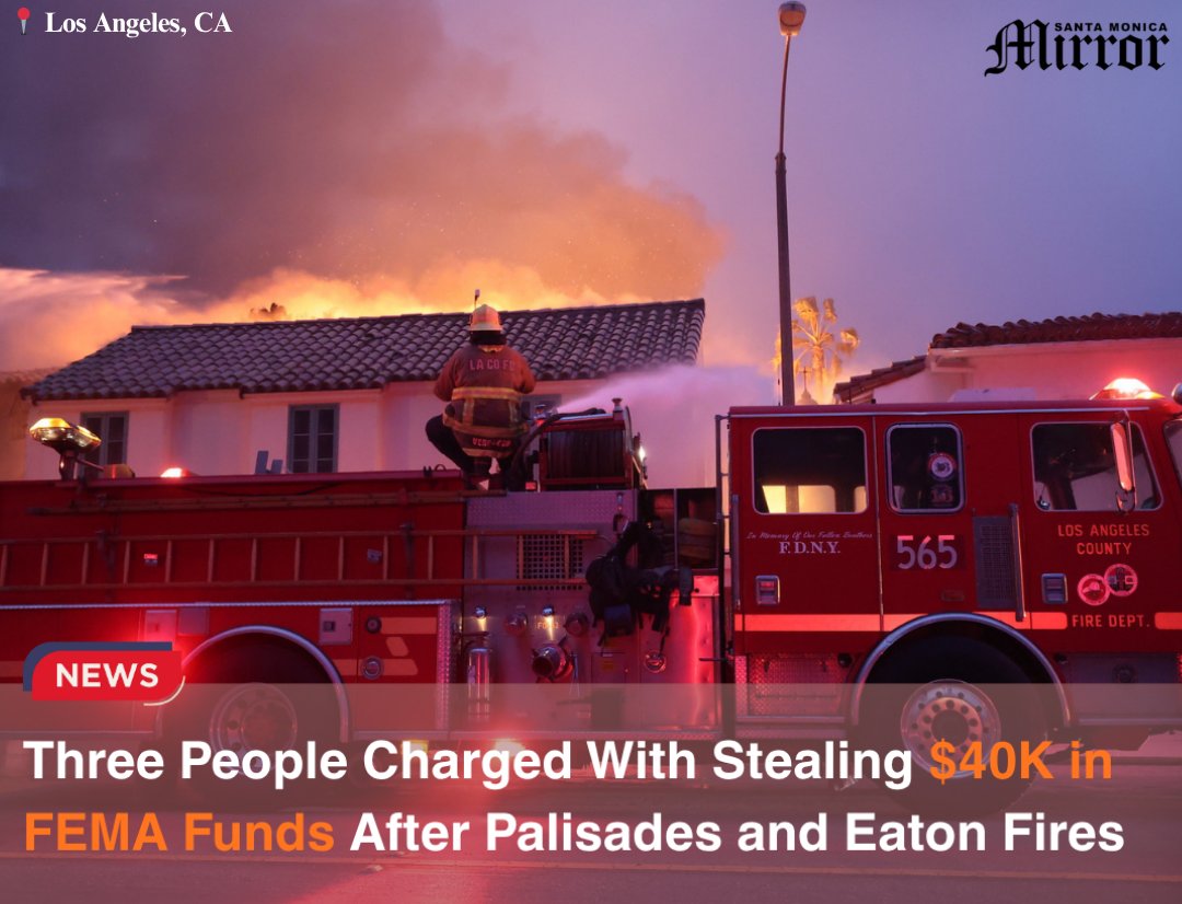 Trio Faked Wildfire Residency to Defraud FEMA of More Than $40K.

smmirror.com/2025/09/three-…