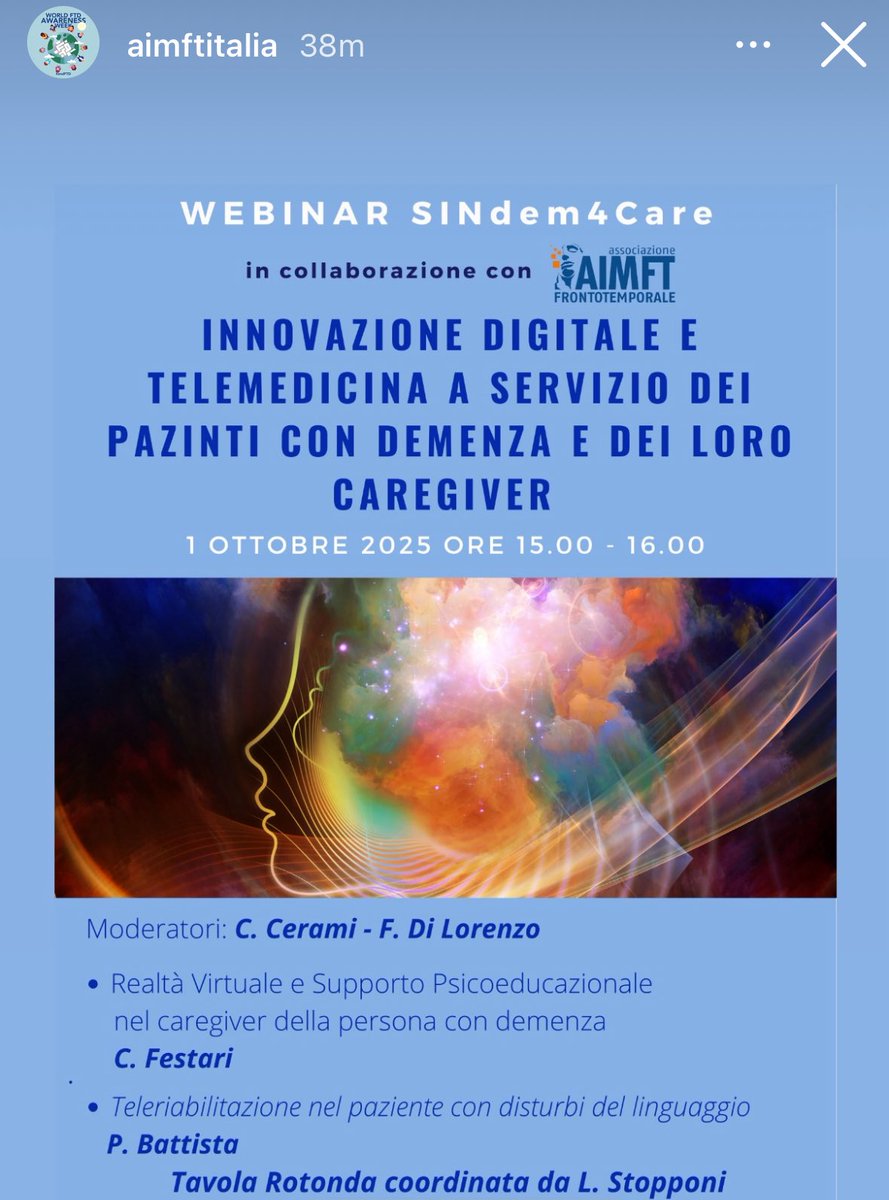 PPAItalia's tweet photo. @petra_2403  ci parlerà di innovazione digitale per pazienti con demenza e i loro caregivers!  Iscriviti qui 👉🏼 https://t.co/3WRwelH630 https://t.co/iKm4Wf2M4u