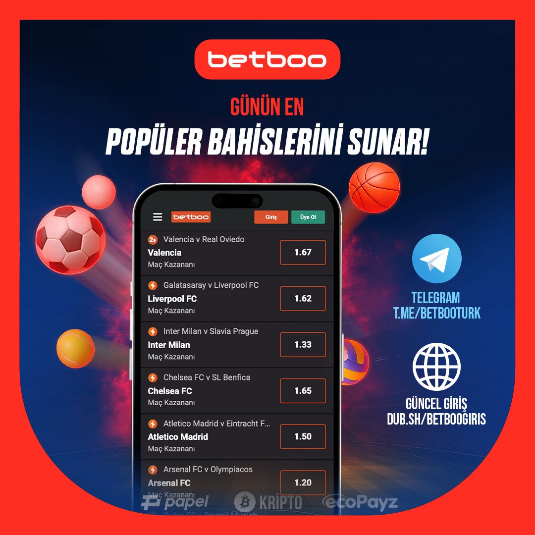 boonedirya's tweet photo. 🔥 Betboo günün en popüler bahislerini sunar! 🔥 #Betboo #BetbooGüncelGiriş

💰 Her gün 5 veya üzeri seçimli kombine bahis yap, %150’ye varan oranlarla ekstra nakit fırsatı kazanma şansını yakala!

📳 Güncel Betboo giriş için 👉 https://t.co/IhfKoJcs3b https://t.co/btpjD8W1H6