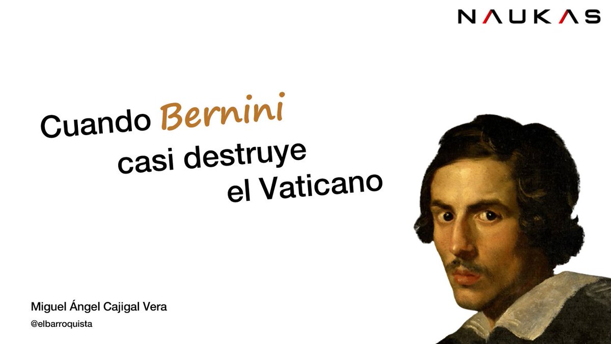 elbarroquista's tweet photo. Ya podéis ver la charla "Cuando Bernini casi destruye el Vaticano", con la que cerré #NaukasBilbao25 la semana pasada, en el canal de la eitb.

Aquí tenéis el enlace:
👉https://t.co/cyLLywoY50 https://t.co/lDraRJxReC