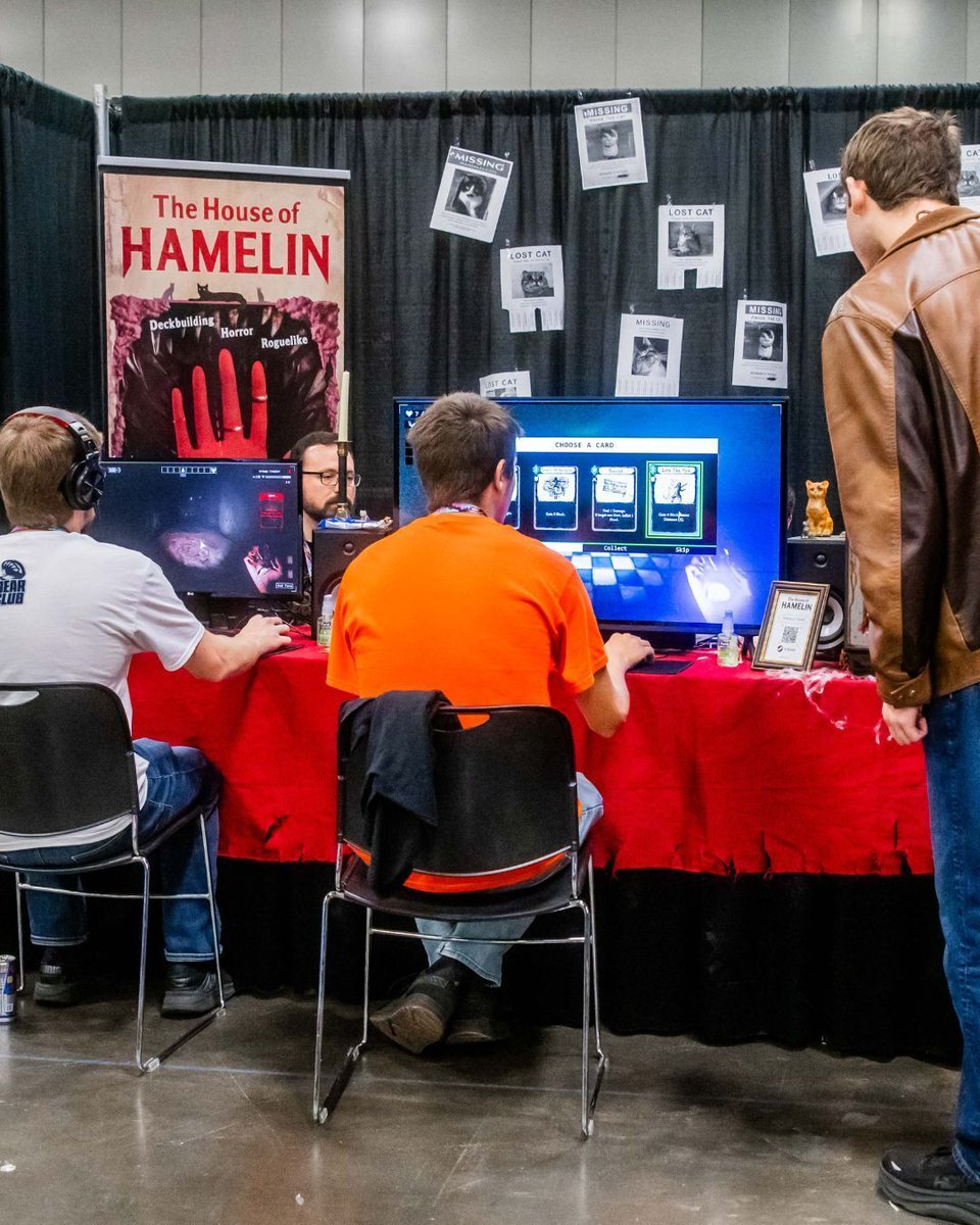 GDEX (@thegdex) on Twitter photo Who played The House of Hamelin at GDEX this year?!
This eerie, deckbuilding horror roguelike stopped us in our tracks—and we weren’t the only ones glued to the screen.
<a href="/WitherStudios/">Wither Studios</a>
#GDEX2025 #IndieDev #TheHouseOfHamelin #HorrorGames #GameDev #IndieGames #GDEX Who played The House of Hamelin at GDEX this year?!
This eerie, deckbuilding horror roguelike stopped us in our tracks—and we weren’t the only ones glued to the screen.
<a href="/WitherStudios/">Wither Studios</a>
#GDEX2025 #IndieDev #TheHouseOfHamelin #HorrorGames #GameDev #IndieGames #GDEX