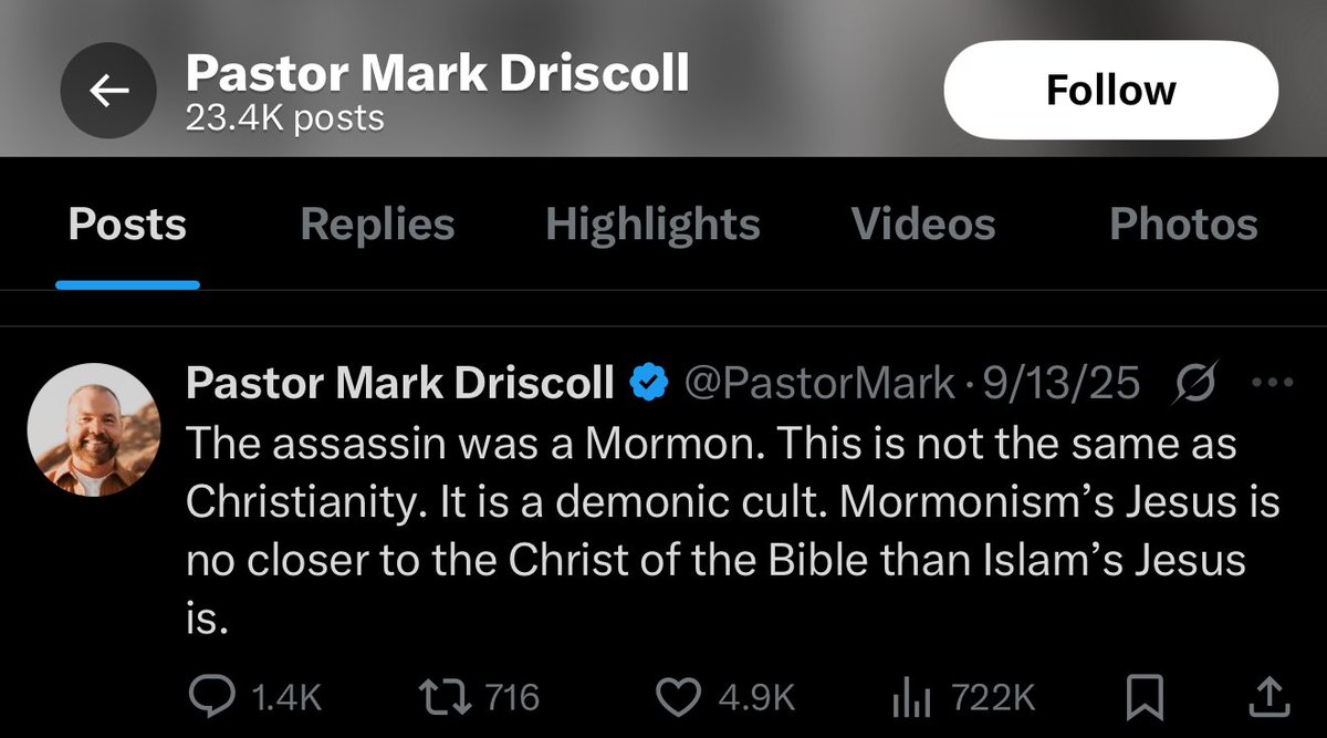 49erintx's tweet photo. @MrsErikaKirk why are you allowing @TPUSA to platform this evil and vile man? You have to ask yourself if the hate he is spreading contributed to the shooting at and burning of the LDS church in Michigan this weekend. Why are you allowing him to tarnish what Charlie built?!? https://t.co/LCdkvFlHRj