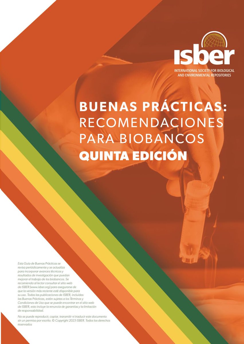 BiobancoDelSSPA's tweet photo. Ya está disponible la versión traducida al castellano de la guía de 'Best Practices: Recommendations for repositories. Fifth Edition'. Puedes descargarla directamente en la web oficial de @ISBER_ORG : https://t.co/6NdwOunGUe https://t.co/uCCAfOz9Yp
