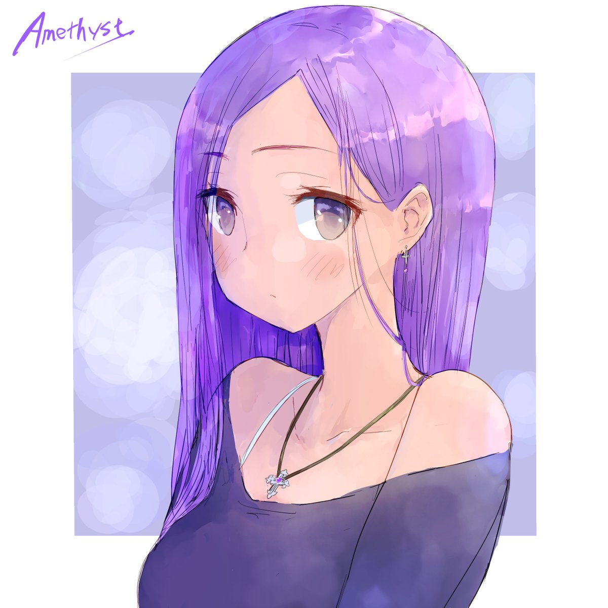 「明日ぐらいから連作を描こうと思います お題は誕生石でこんな感じで 頑張るのでよか」|Nao32のイラスト