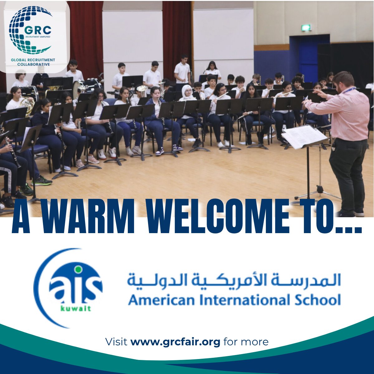 From classrooms to creative spaces, American International School Kuwait is shaping the leaders of tomorrow. We’re delighted to welcome them to the GRC! Educators, explore this and many more opportunities with us as we connect schools and talent worldwide.
grcfair.org