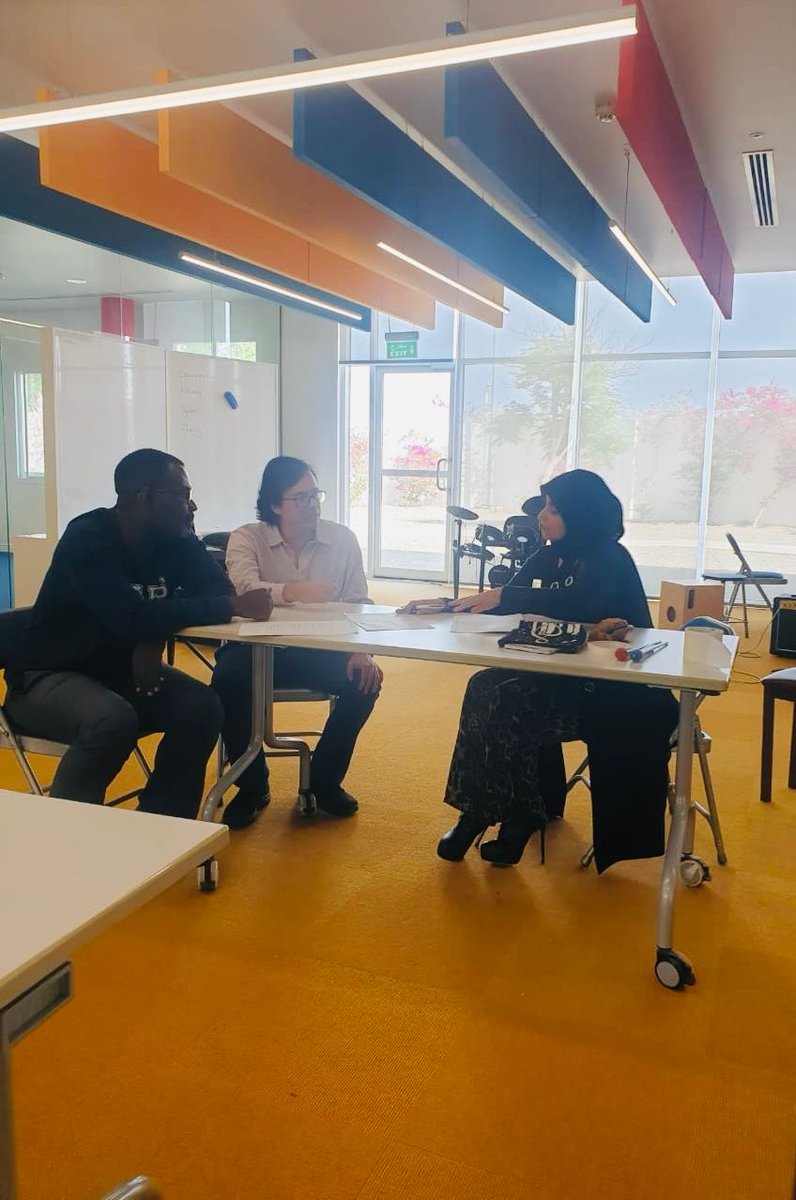 Honored to host Ms Amani Al Rafai, MOE Music Supervisor, at ABIS yesterday! Our PYP &amp; MYP/DP music teachers shared practices &amp; discussed music’s role in education. Grateful for her input &amp; proud of her praise for our program! 
#MusicEd #ABIS #MOE #PYP #MYP #DP #Oman