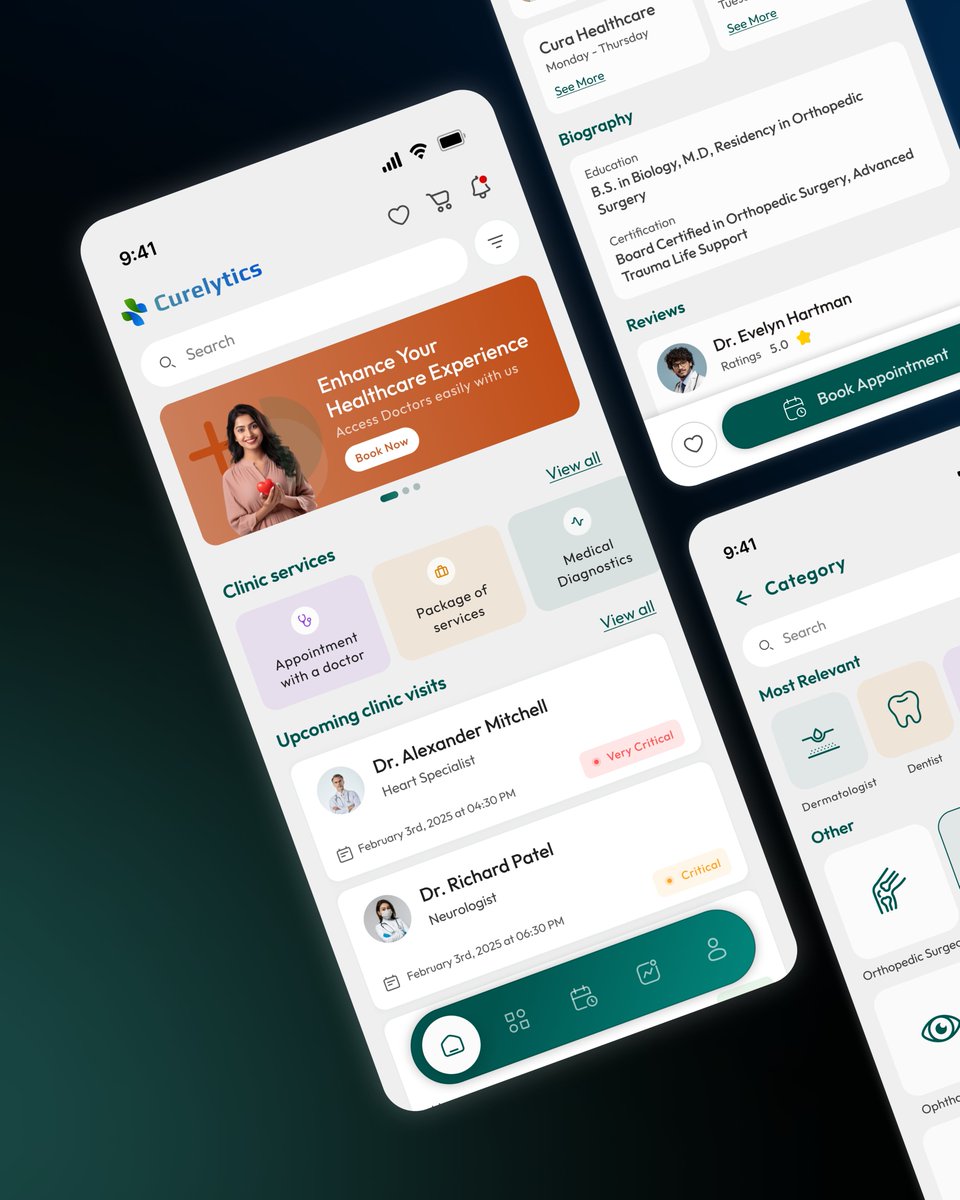 amilek_solution's tweet photo. ✨Curelytics - Smart Healthcare, Simplified ✨

✅Seamless &amp; intuitive healthcare e-commerce built with human centered design. From patient friendly UI to robust solutions, we make healthcare more accessible💊

#HealthcareApp #UXDesign #HealthTech #FrontendDevelopment https://t.co/W2qJiTBnpM