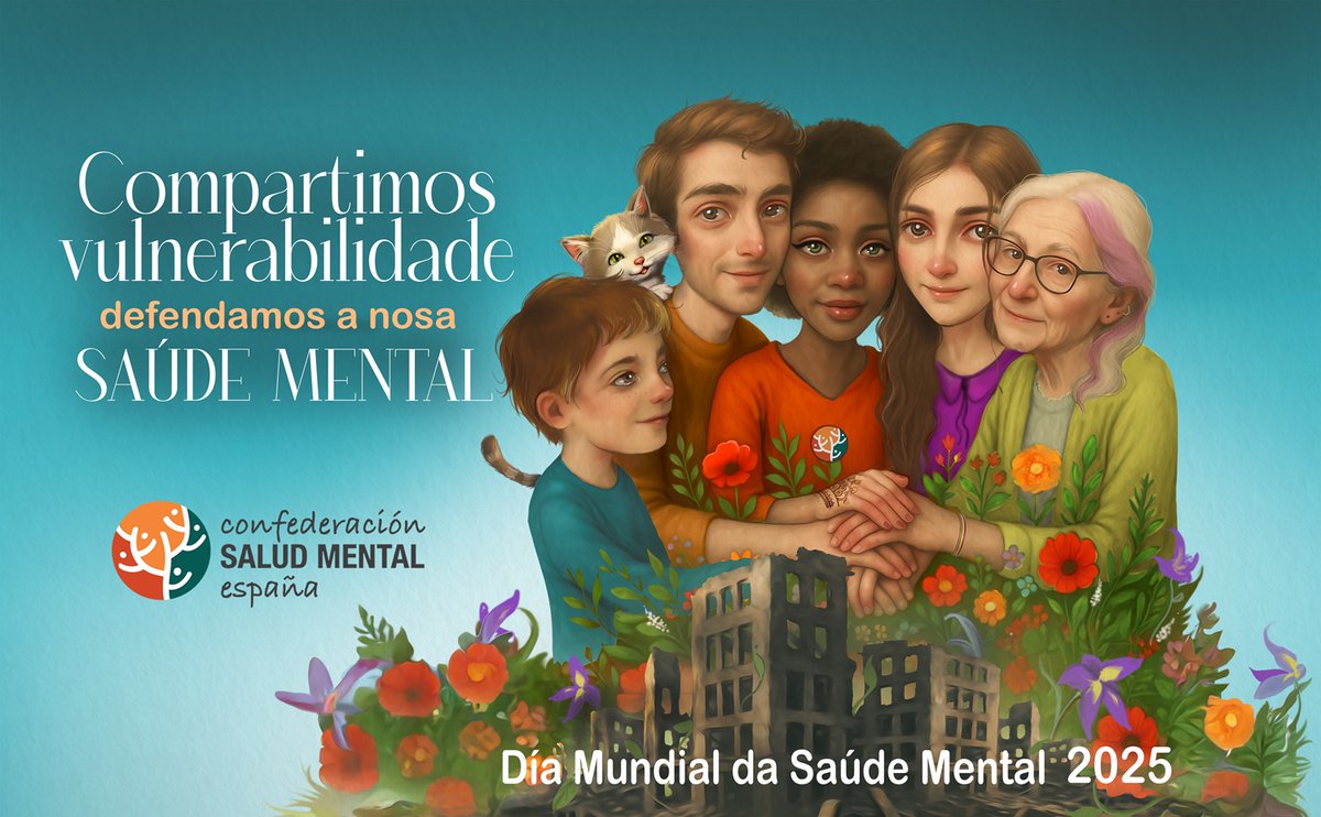 Hoy, 10 de octubre, es el #DíaMundialdelaSaludMental.

El lema, elegido por votación popular, es 👉🏻 "𝐂𝐨𝐦𝐩𝐚𝐫𝐭𝐢𝐦𝐨𝐬 𝐯𝐮𝐥𝐧𝐞𝐫𝐚𝐛𝐢𝐥𝐢𝐝𝐚𝐝, 𝐝𝐞𝐟𝐞𝐧𝐝𝐚𝐦𝐨𝐬 𝐧𝐮𝐞𝐬𝐭𝐫𝐚 #𝐒𝐚𝐥𝐮𝐝𝐌𝐞𝐧𝐭𝐚𝐥".

Utilizaremos el HT #EmergenciasySaludMental para hablar de ello