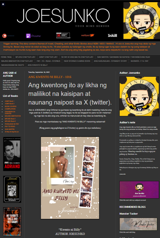 Joesunko (AUTHOR) tweet media