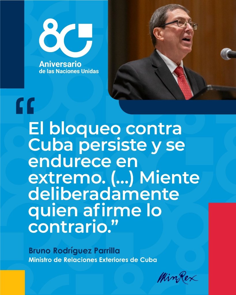 El bloqueo económico, comercial y financiero del gobierno de #EEUU contra #Cuba, es un acto de genocidio y una violación masiva, flagrante y sistemática de los derechos humanos de todo el pueblo 🇨🇺. 

#UJCdeCuba #TumbaElBloqueo #100AñosConFidel #SiempreJoven
