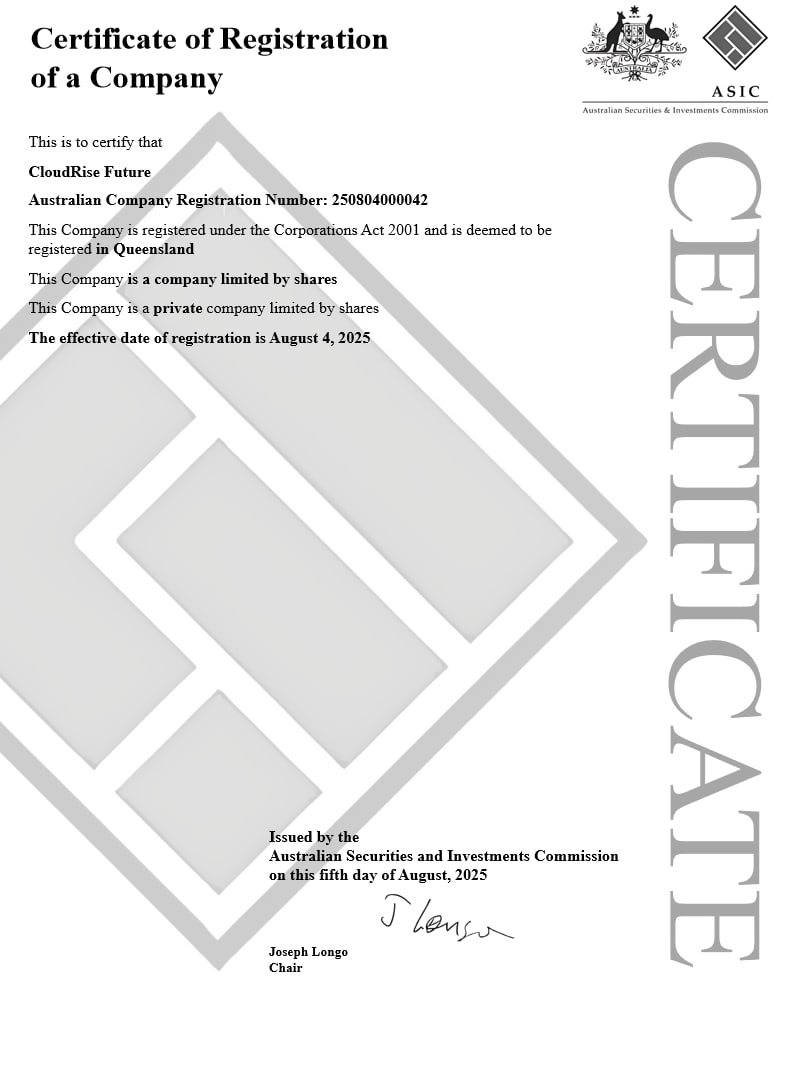 CRSEXcloud2025's tweet image. #asic #CryptoCommunity #futuretrader #cryptocurrancy #Australiatrader