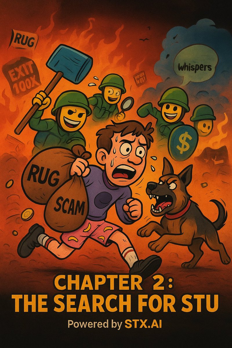 Hintsmeta's tweet photo. 👀 Breaking News:
Stu spotted running faster than a rug-pull chart 📉💨
But sorry bro… POS Army got GPS. 🐺⚔️
🎬 Chapter 2: The Search for STU
Stay tuned, this sequel slaps harder than the rug.
#POSArmy #MemeWar #Chapter2
@stxAI_io @stxposcoin @Duke_STX https://t.co/mpEc9xdVAu