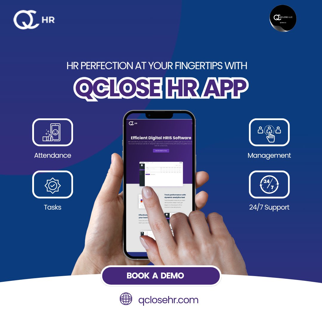 Your HR shouldn’t stop when you leave the office. 

With QCLOSE HR’s mobile-first design, manage your team anywhere, anytime.
#ThursdaySpotlight #QCLOSE #HRMadeEasy #MobileHR #NigerianBusiness