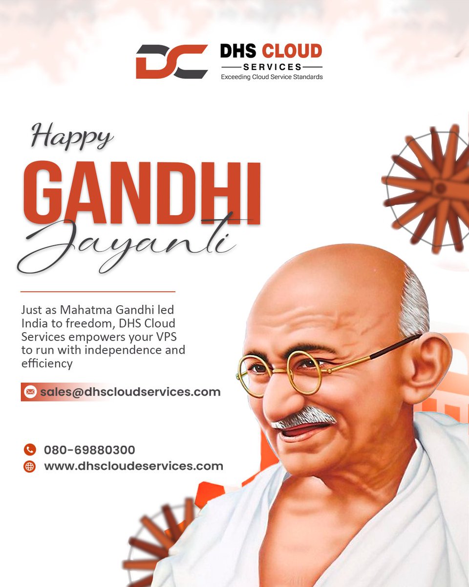 UpcloudDhs's tweet image. Honoring the legacy of Mahatma Gandhi—the symbol of truth, peace, and freedom. 🌿

May we all walk the path of simplicity and strength. 🙏
Happy Gandhi Jayanti from all of us at DHS Cloud Services! 
.
.
#dhscouldservices #happyGandhijayanti #gandhijayanti #mahatmagandhi