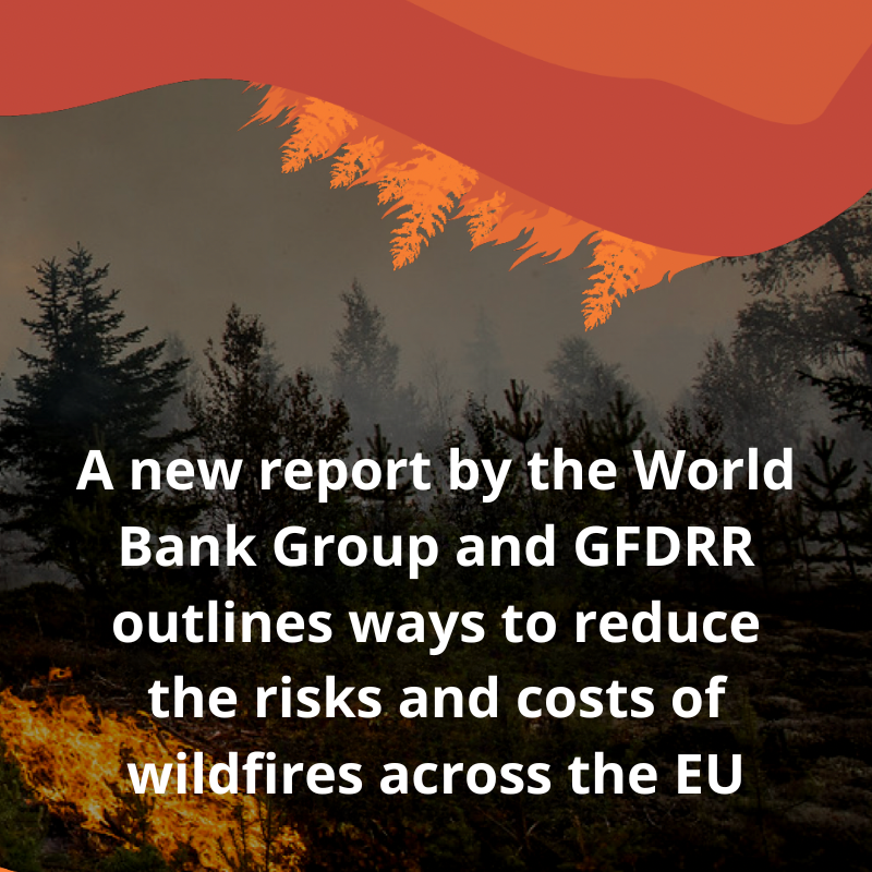 WorldBankECA's tweet photo. 🔥 Wildfires are becoming more frequent and severe across Europe, with a record area burned in 2025.

A new series of reports by the @WorldBank Group and @GFDRR, funded by @eu_echo, explores how countries can better protect lives, homes, and businesses.

Swipe to learn more ⬇️