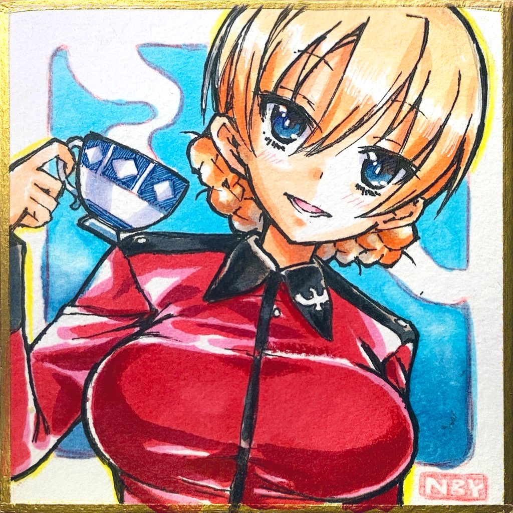 ダージリン(ガルパン) 「」|なべゆ@C102(土)東34a🧊のイラスト