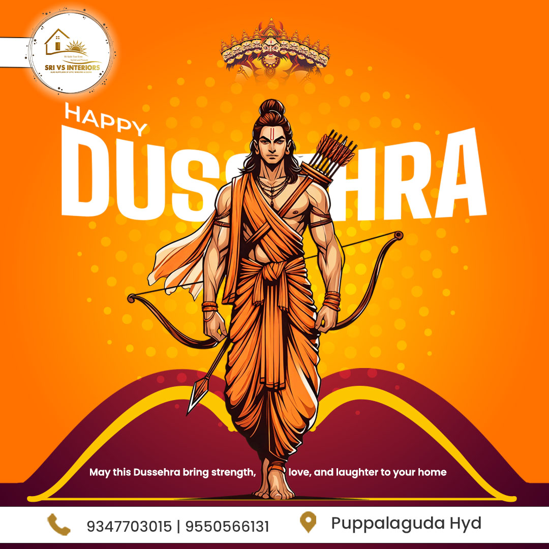 interiors_vs's tweet image. Sriv's Interiors Wishing you all a  Happy Dussehra 

May Durga Mata Bless Us With Strength, love, and laughter to your Home 

#SriVSInteriors #InteriorDesign #HappyDussehra  #KitchenInteriors #FestivalVibes #BestInteriors #Puppalaguda #Manikonda #HYD