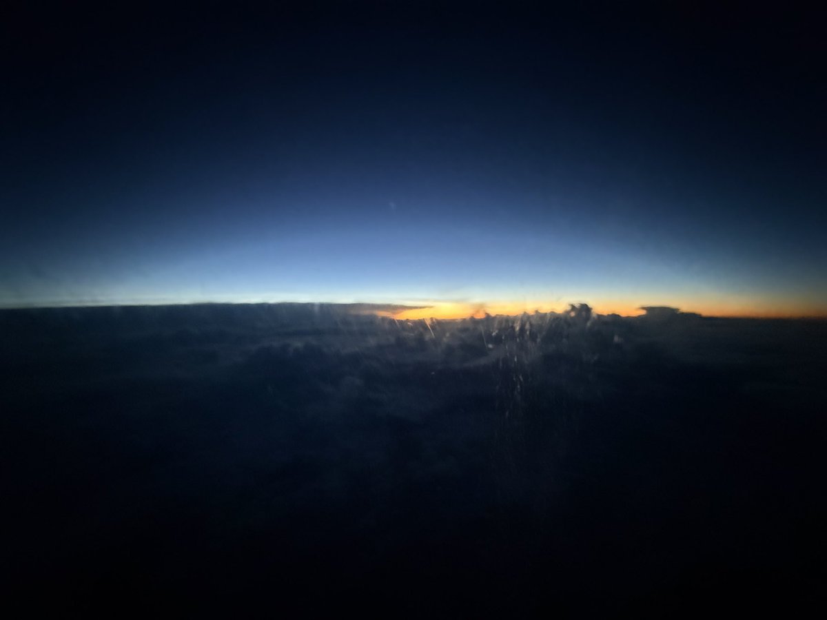 seaaircapt's tweet photo. Thunderstorms this morning from the outer bands of #TSImelda off the coast of FL. Pictures were taken at 24000 ft! @hurricanetrack @foxweather @JamesVanFleet https://t.co/PubPQ6q7Og