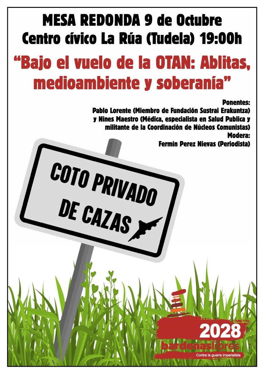 El aeródromo militar de Ablitas se encuentra a escasos 4 km de su núcleo urbano y desde 1967 pertenece a las infraestructuras del polígono de tiro de Bardenas.
En esta pista se entrenan continuamente los ejércitos de la OTAN, sobrevolando a baja altura sobre  poblaciones cercanas