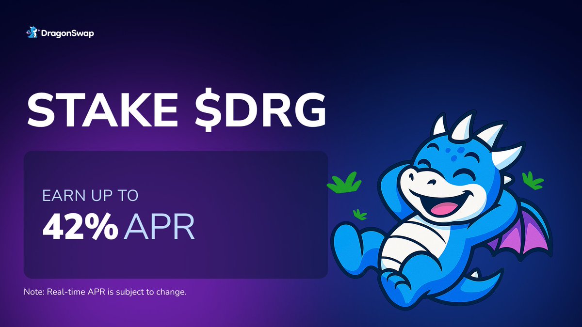Saphyre_xyz's tweet photo. Attention, HODLers!

Put your $DRG to work and start earning rewards today.

Stake now: https://t.co/jiLQC02izI https://t.co/IQSphDuOrl