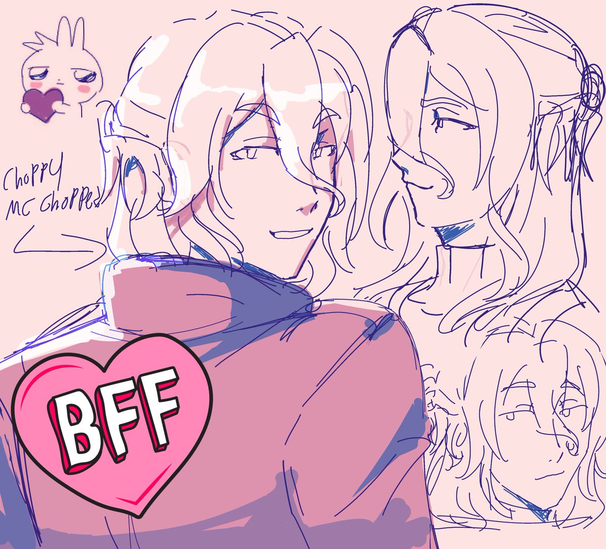 date doodles i did last night isn't he so kind