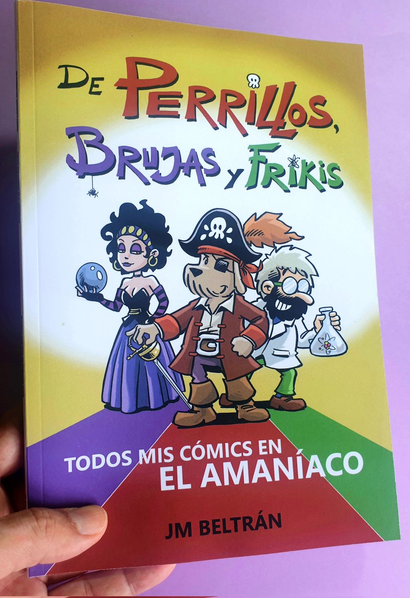 Ya está a la venta en Amazon "DE PERRILLOS, BRUJAS Y FRIKIS", un recopilatorio de todos mis cómics publicados en el AMANÍACO los últimos 10 años. 
Lo encontraís en este enlace de Amazon a un precio de 8,32 euros con gastos de envío GRATUITOS.
amzn.eu/d/9pWEkas